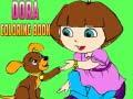 Игра Дора: книжка-раскраска онлайн