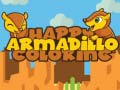 Игра Раскраска счастливого броненосца онлайн