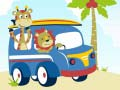 Игра Милые животные на автомобилях: Различия онлайн