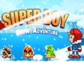 Игра Супер мальчик Снежное приключение онлайн