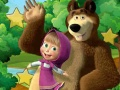 Игра Маленькая девочка и медведь: Скрытые звезды онлайн