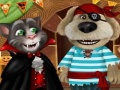Игра Говорящий кот Том и Анджела Хэллоуин вечеринка онлайн
