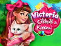 Игра Виктория усыновляет котенка онлайн