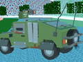 Игра Пиксельный автомобиль Военное дело онлайн