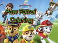 Игра Щенячий патруль: раскраска онлайн