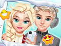 Игра Зимний наряд для пары # Селфи онлайн