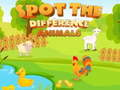 Игра Найди отличия - Животные онлайн