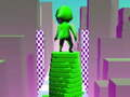 Игра Кубический серфер Цветная башня 3d онлайн