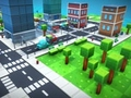 Игра Бег по Пиксельному городу 3D онлайн