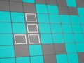 Игра Бирюзовые блоки онлайн
