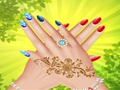 Игра Весенний нейл-арт онлайн