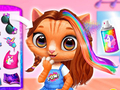 Игра Парикмахерская для животных Китти онлайн