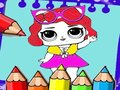 Игра Книжка-раскраска кукол онлайн