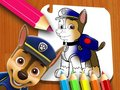 Игра Щенячий патруль: Книжка раскраска онлайн