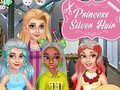 Игра Серебряные прически принцессы онлайн
