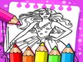 Игра Книжка-раскраска Барби онлайн