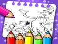 Игра Кот в шляпе: Книжка раскраска онлайн