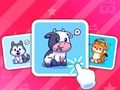 Игра Карточки с милыми животными онлайн