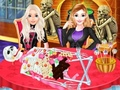 Игра Девочки готовят еду на Хэллоуин онлайн