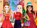 Игра Модная рождественская вечеринка для девочек онлайн