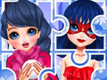 Игра Зимний пазл онлайн