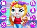 Игра Шикарная малышка Китти: Парикмахерская онлайн