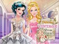 Игра Винтажные выпускные платья принцессы онлайн