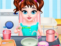 Игра Малышка Тейлор: Утренняя щетка онлайн