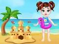 Игра Малышка Тейлор: Пляжная поездка онлайн