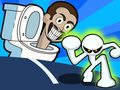 Игра Скибиди Туалет против Стикмена онлайн