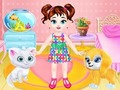 Игра Малышка Тейлор: День ухода за домашними животными онлайн