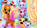 Игра Уход за домашними животными: Пузырьковая вечеринка онлайн