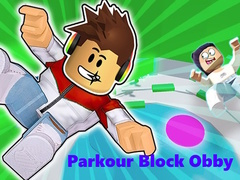 Игра Блочный паркур: Обби онлайн