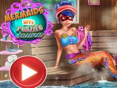 Игра Лучшие подруги русалки: Реальная сауна онлайн