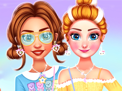 Игра Лучшие подруги: Милые кавайные наряды онлайн