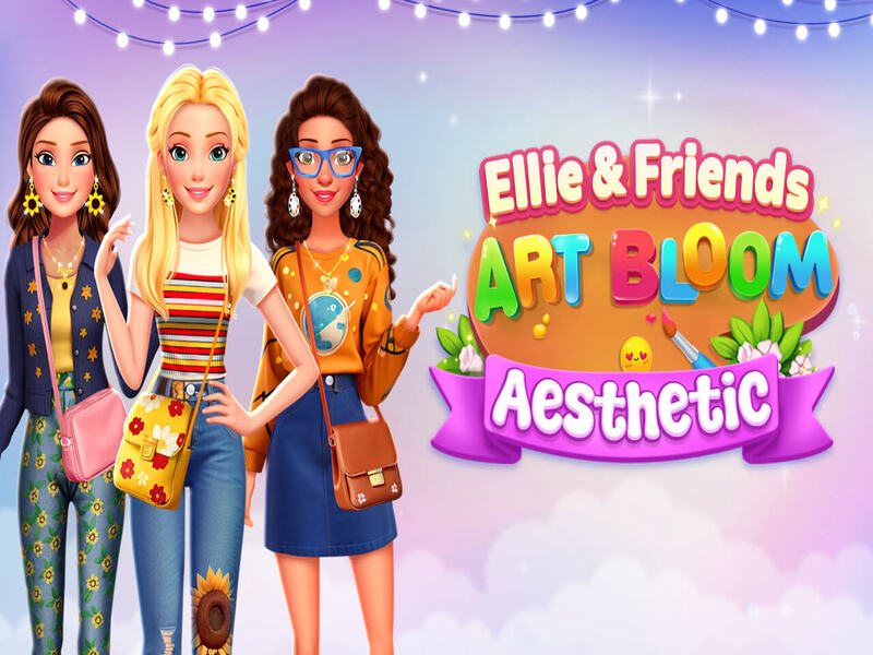 Игра Элли и друзья Эстетика арт цветения онлайн