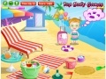 Игра Детка Хейзель на пляже онлайн