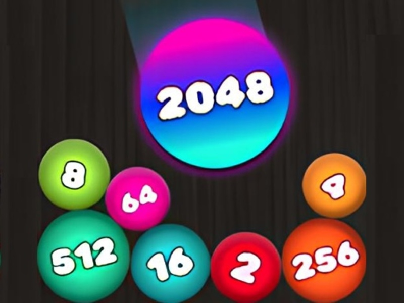 Игра Головоломка 2048: Соедини Шарики онлайн