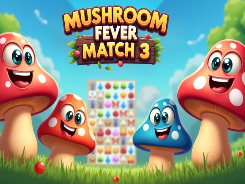 Игра Грибная лихорадка Матч 3 онлайн