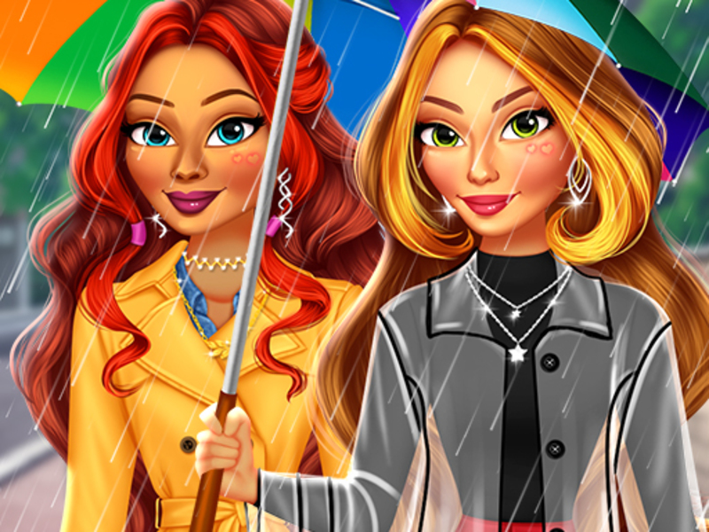 Игра Супер девушки: мои наряды для дождливого дня онлайн