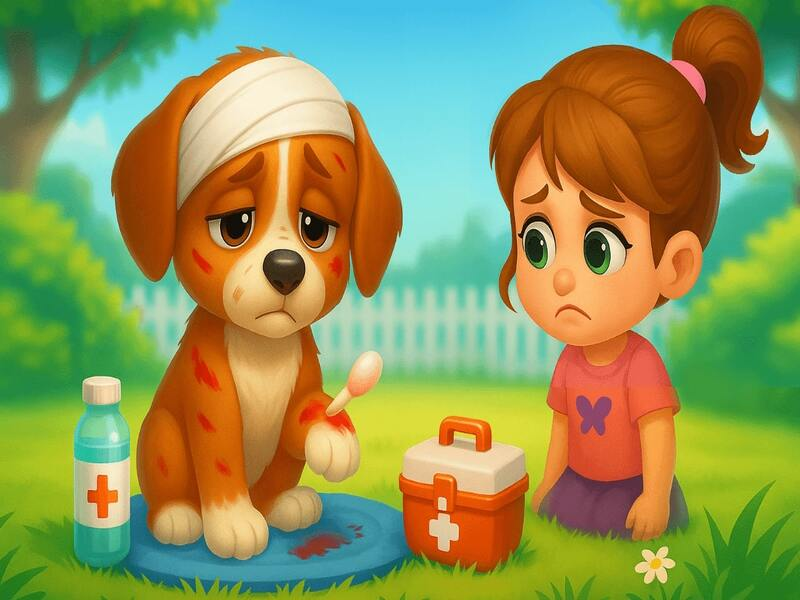 Игра Спасение и уход за потерянными щенками онлайн