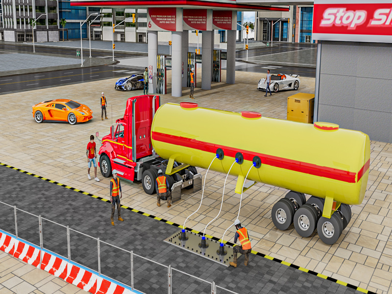 Игра Грузовик для перевозки нефтяных цистерн онлайн
