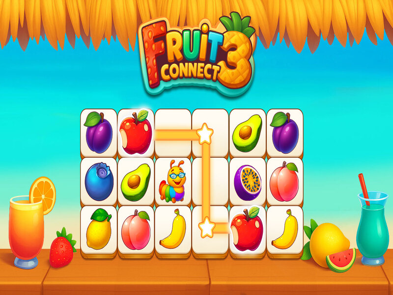 Игра Фруктовое соединение 3 онлайн