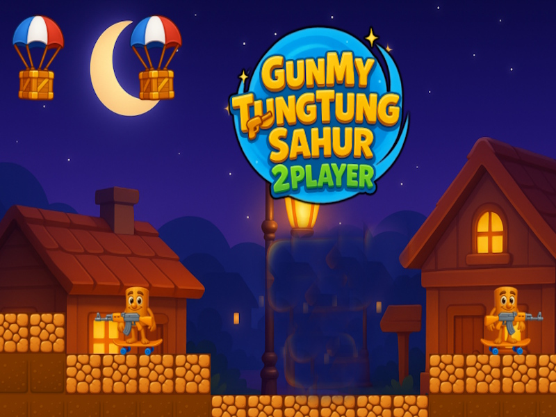 Игра Тунг Тунг Сахур с оружием 2 игрока онлайн
