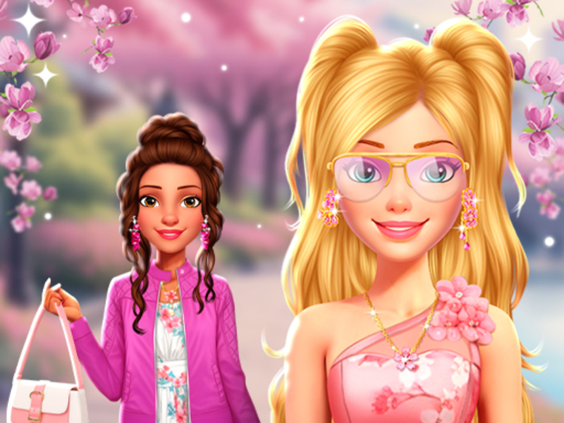 Игра Лучшие подруги: Праздник цветения сакуры онлайн