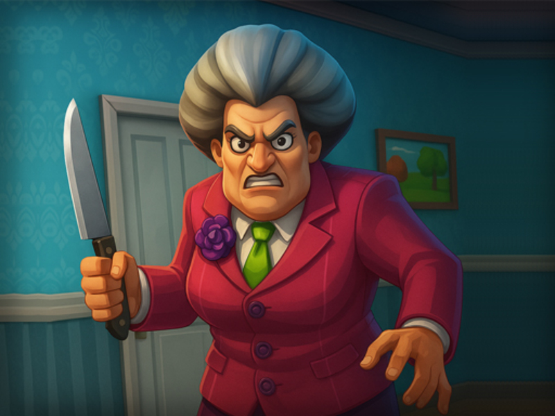 Игра Страшный учитель 3D Возвращение онлайн